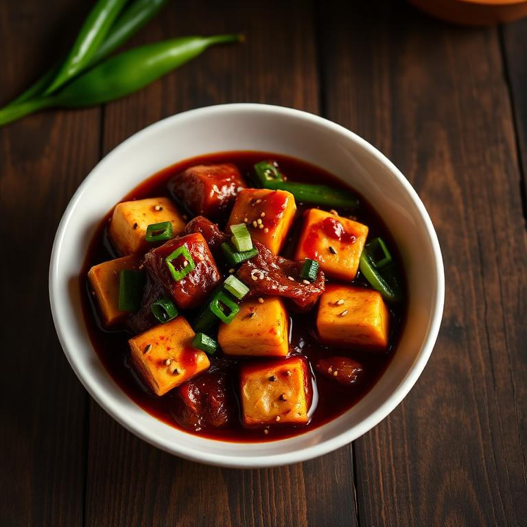 Wok-tossed chilly paneer with peppers
